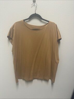 Loft - Everyday Relaxed Tee / Tank - Camel colored - size XL